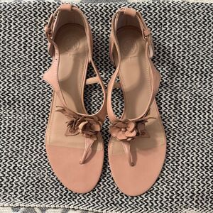 Tory Burch Blossom Flat Blush Sandals